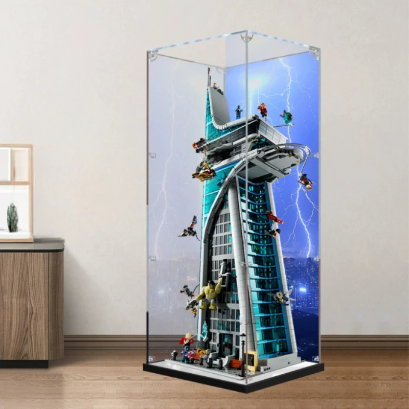 Acryl-Vitrine für Lego 76269 Baumodell Blind Box Handgefertigte Figuren-Aufbewahrung 40x30x95cm Neuerscheinung Bestseller