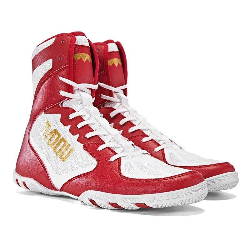 Original Brand Professional Wrestling Sneaker Top Quality Wearable Boxing Fighting Boot Unisex Comfortable Mid-Top Fighting Shoe