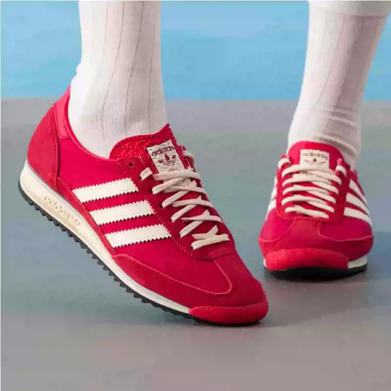 Adidas Clover Women's Shoes New Style SL 72 OGW Training Shoes Red Casual Shoes IE3475