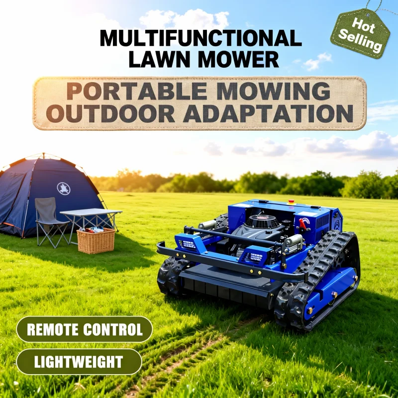 

Customized Advanced high-efficiency household mini intelligent remote control mower for complex all-terrain use