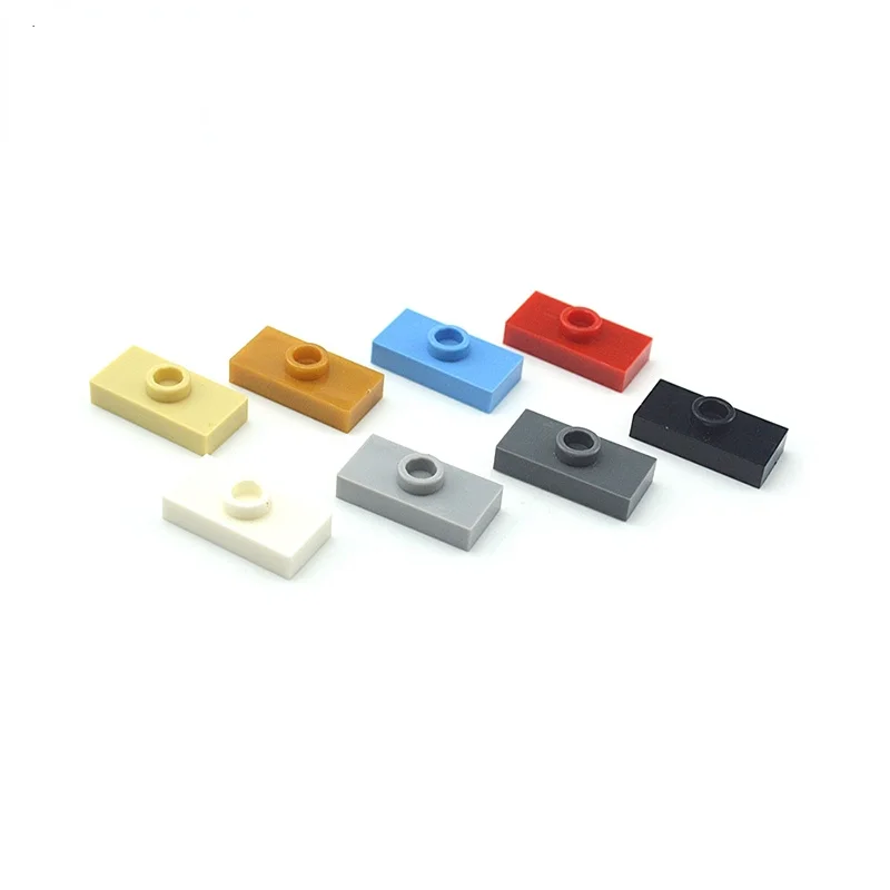 10Pcs MOC Parts 3794 Plate Special 1 x 2 with 1 Stud Compatible Bricks DIY Assmble Building Blocks Particle Kid Brain Toy Gift