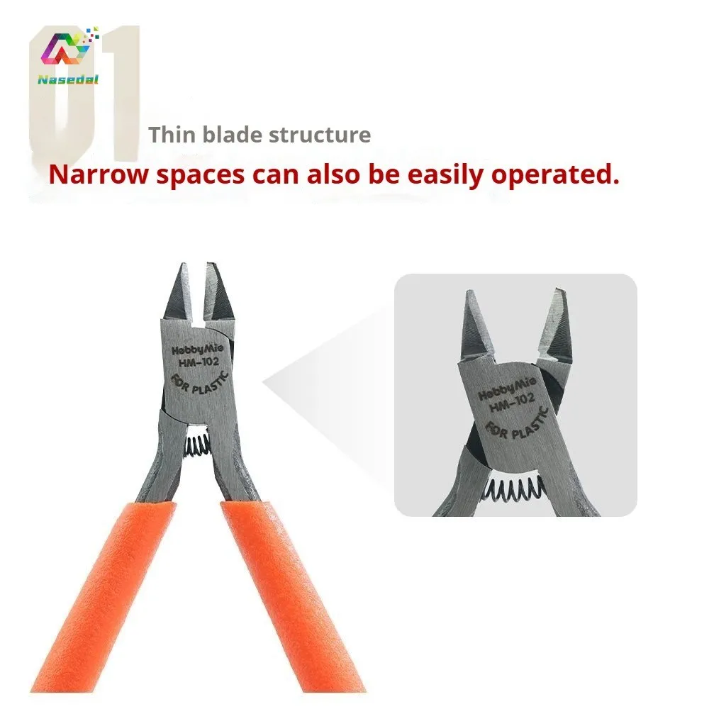 HobbyMio HM-102 Single Blade Gate Nipper for Gundam Military GK Resin Plastic Assembly Model Tool Hobby DIY Craft Accessories