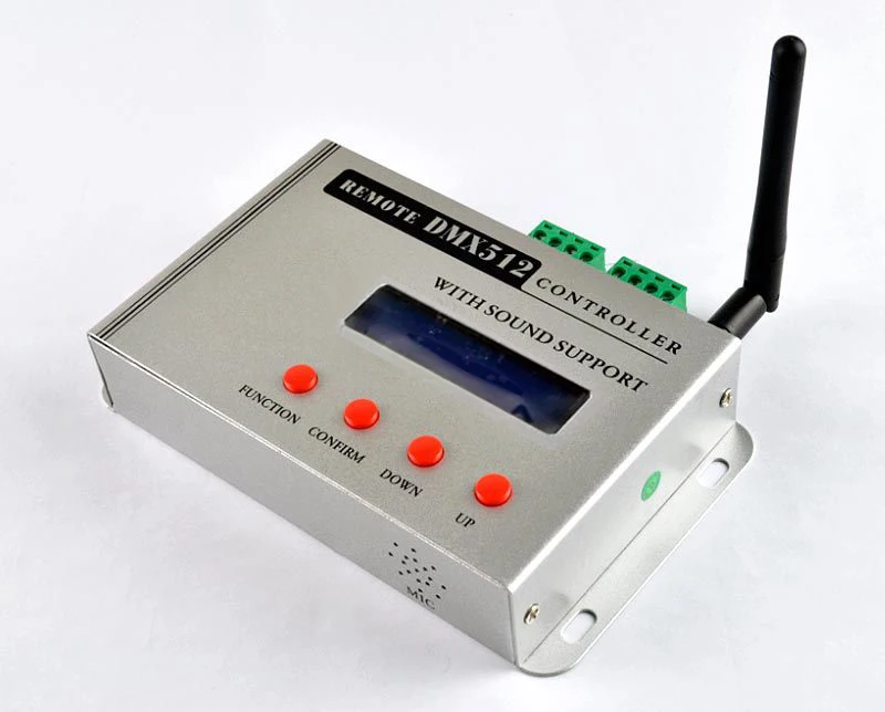 

Professional LED Fountain Remote DMX 512 RGB Controller 512*8 Channels With Voice Controlled for Underwater and Swimming Pool L