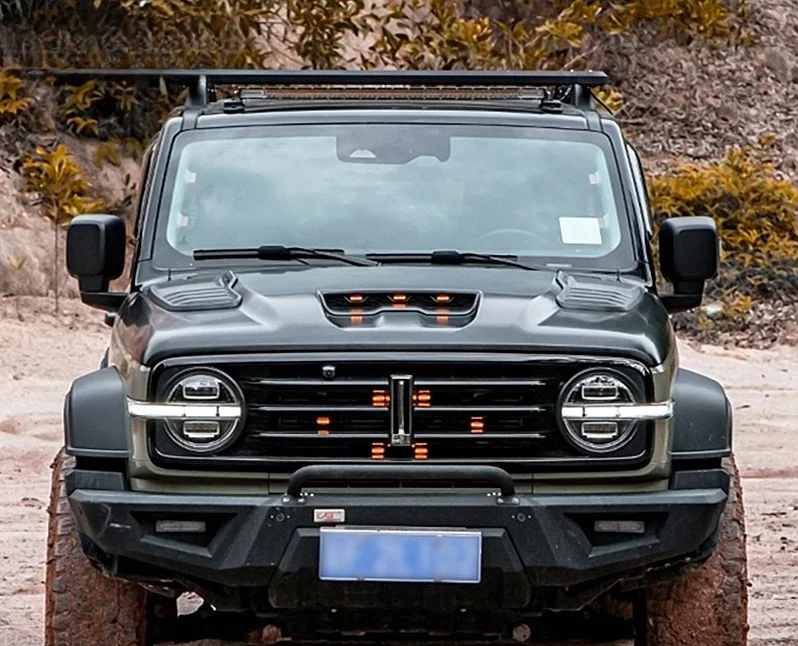 مدينة طبعة هود درع إله الحرب هود تعديل هود الديكور على الطرق الوعرة عدة اكسسوارات خاصة لخزان 300