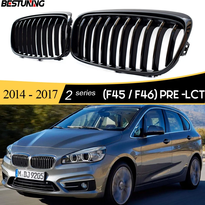 

Replacement Front Kidney Grille for 2014 - 2018 BMW 2 Series F45 Active Tourer Pre-LCI F46 GT Gran Tourer 216i 218i 220i 225i