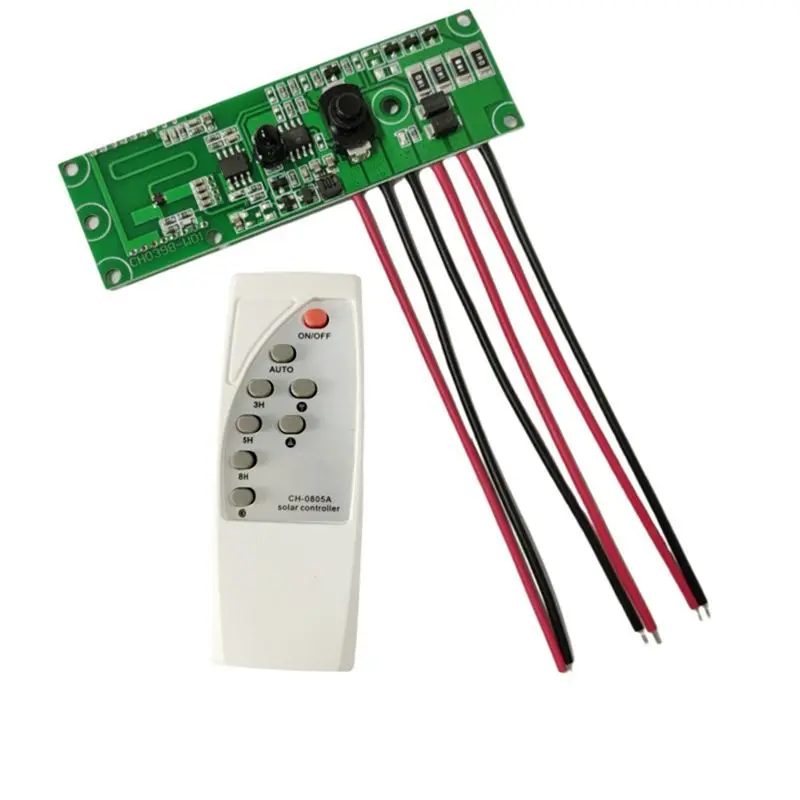 VEHO-Solar Street Light Driver Board 3.2V 3.7V Solar Street Light Driver Board Multi-Function Practical Human Body Induction