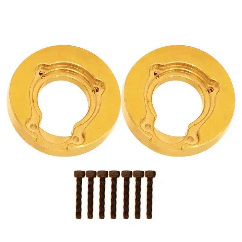 Brass Wheel Counterweight For 1/10 RC Car  R1001 R1002 R1003 Ford Bronco Upgrade Parts 4Pcs
