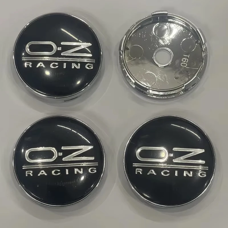 4 Stück 60mm OZ Racing Auto-Radnabenkappen Auto-Emblem Abzeichen Logo Radnabenkappen-Etikett Auto-Styling Auto-Zubehör – Detail 4