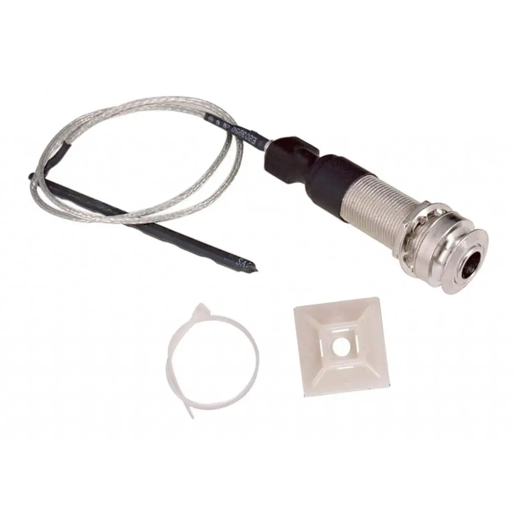 Acoustic Piezo Pickup with 6.35mm Jack Passive Bar Easy Install Music Sound Pickup for Folk Acoustic Guitar Performance