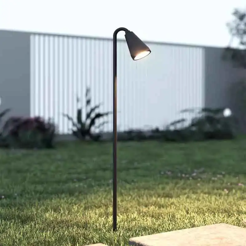 Lawn Outdoor Waterproof Reed Lamp Outdoor Simple Landscape Villa Public Flower Garden Layout Ground Insertion Lamp