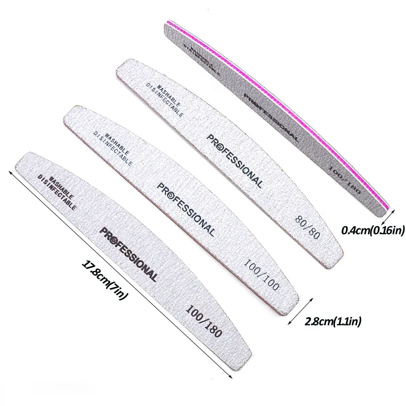 Cross-border hot-selling manicure tools, high-quality professional half-moon scraper, purple core with teeth, half-moon manic...