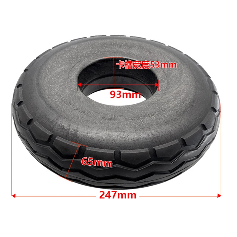 4.10/3.50-4 Chaoyang Tire trolley solid tire 410/350-4 trolley outer tire