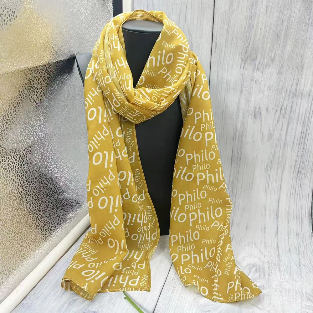 Greek Iconic Letter PHILO Fellowship Club Party Gift Scarf