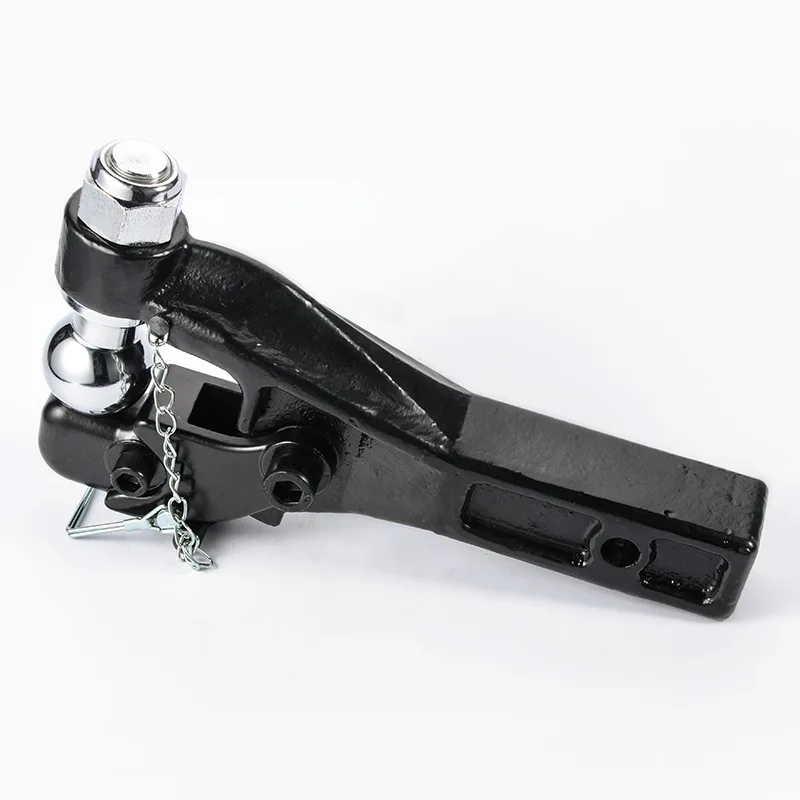 16000lbs Trailer Pintle Hitch Ball Mount High Strength Tow Hook Rascal Hook Tomahawk Hook with Long Shank Trailer Parts