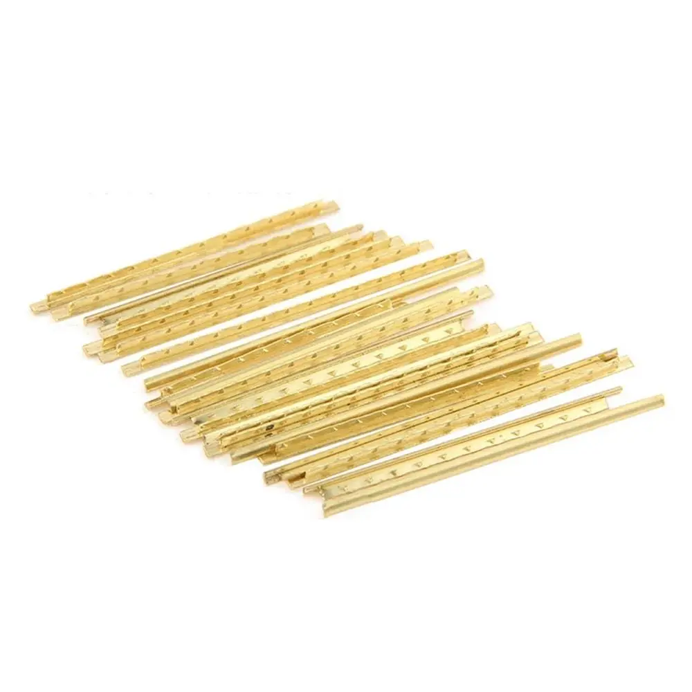 New 2.0mm Guitar Brass Fret Wire Brass 2.2mm Guitar Playing Accessories 19Pcs/ Set Fingerboard Frets Classic Guitar