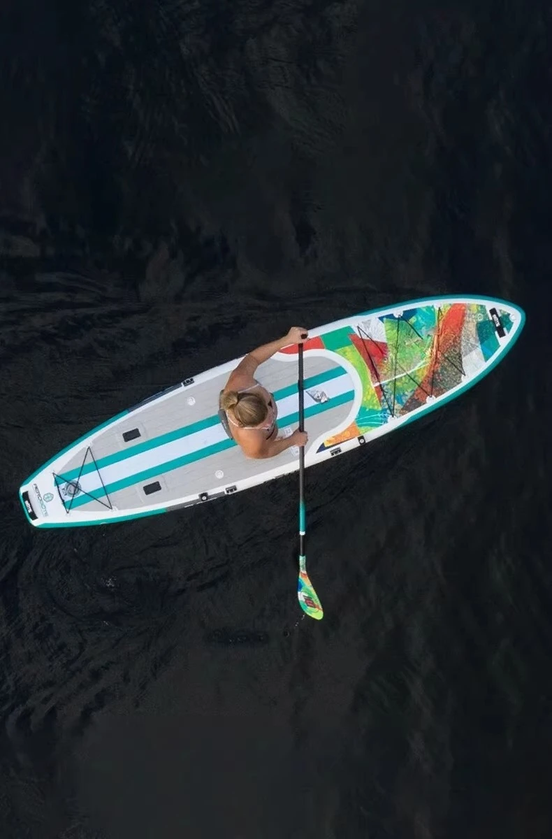 paddle board sup paddle board water inflatable skateboard sea buoyancy windsurf rafting paddle water skiing unpowered