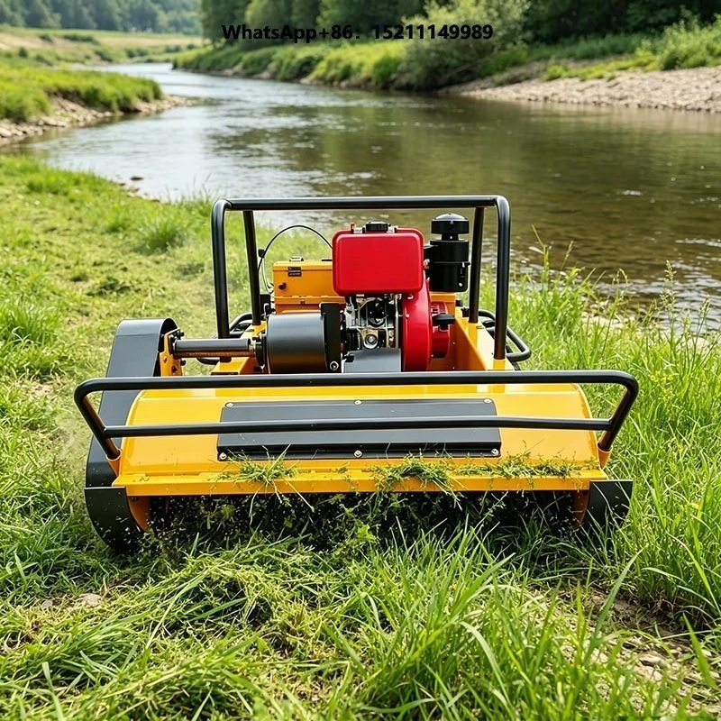 Remote Control Flail Mower for Golf Fairway 4500m²/h
