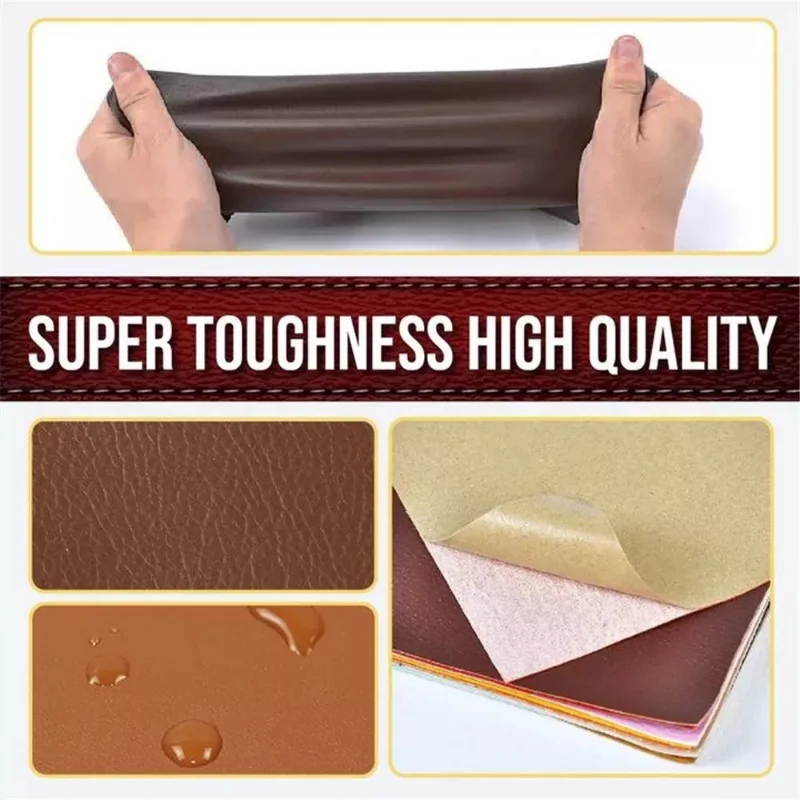 Seamless Self-Adhesive Leather Repair Sticker Refurbishing Patch for Home Sofa Car Seat Bag Repairing Leather PU Fabric Patches