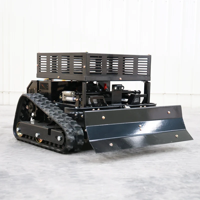 Customized 2025  Engine Remote Controlled Lawnmower Snow Shovel Attachment English Version Lawn Mower view 5