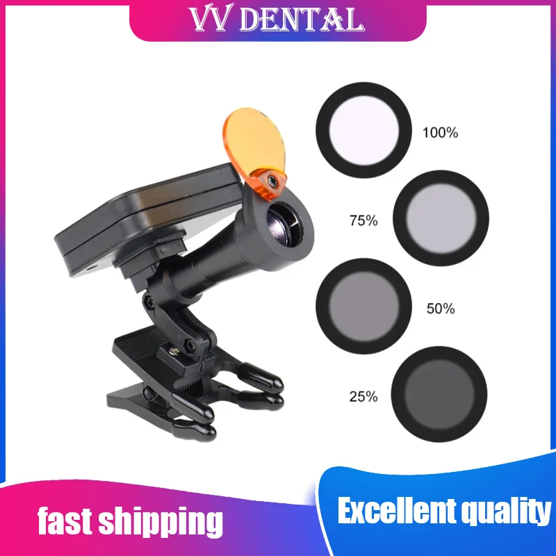 

VV Dental Clip-On Wireless Magnetic Headlamp Magnetic Suction LED Light for ENT Dentistry Lab Equipment Tools
