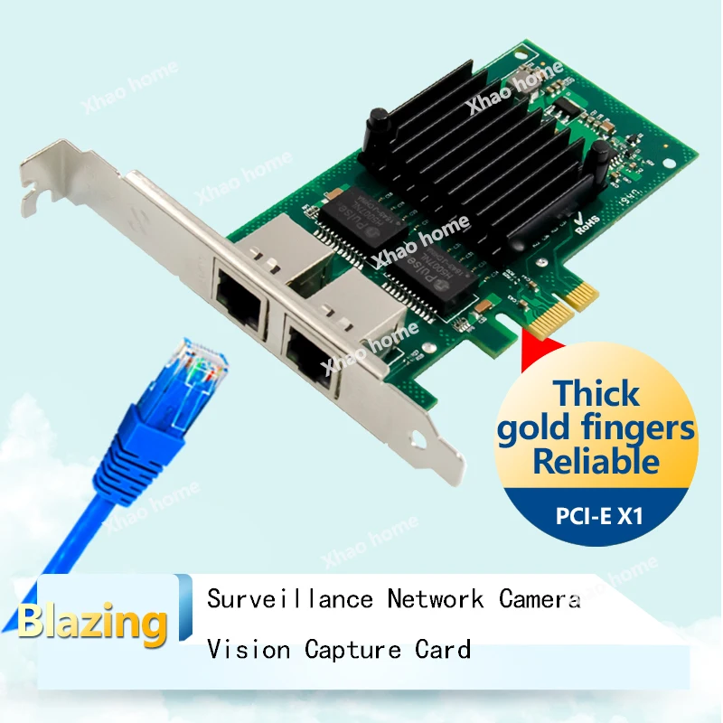 

Для четырехпортовой гигабитной Ethernet PCIe-карты Intel I350AM4/I340 — сетевой адаптер локальной сети 1 Гбит/с (4/6/8 портов) для настольных компьютеров и серверных PCI-E