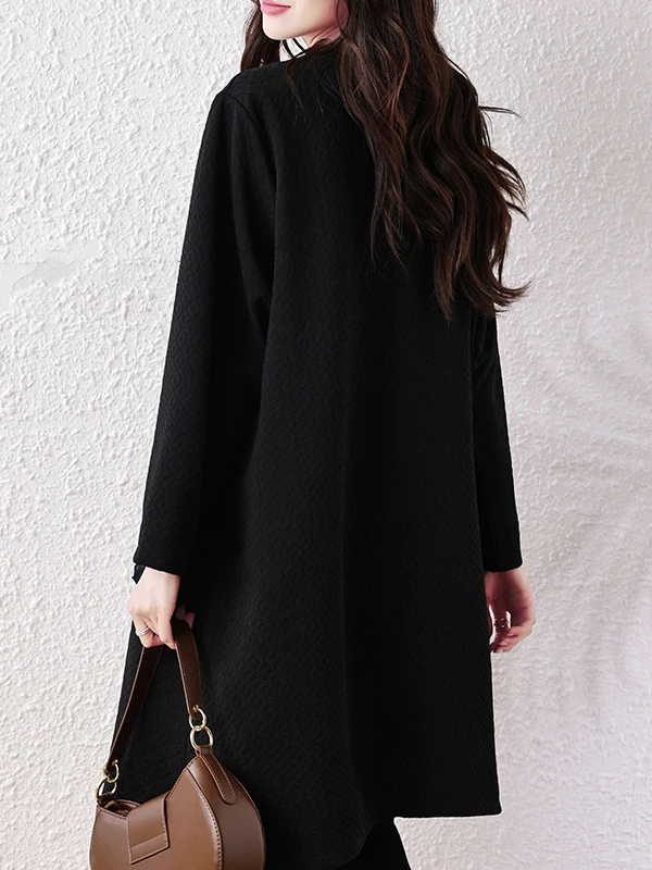 Faionable plus Size Women's Outerwear Autumn 2025 Slimming Cardigan Versatile Sli plus Size Ladies' irt Long Sve r...