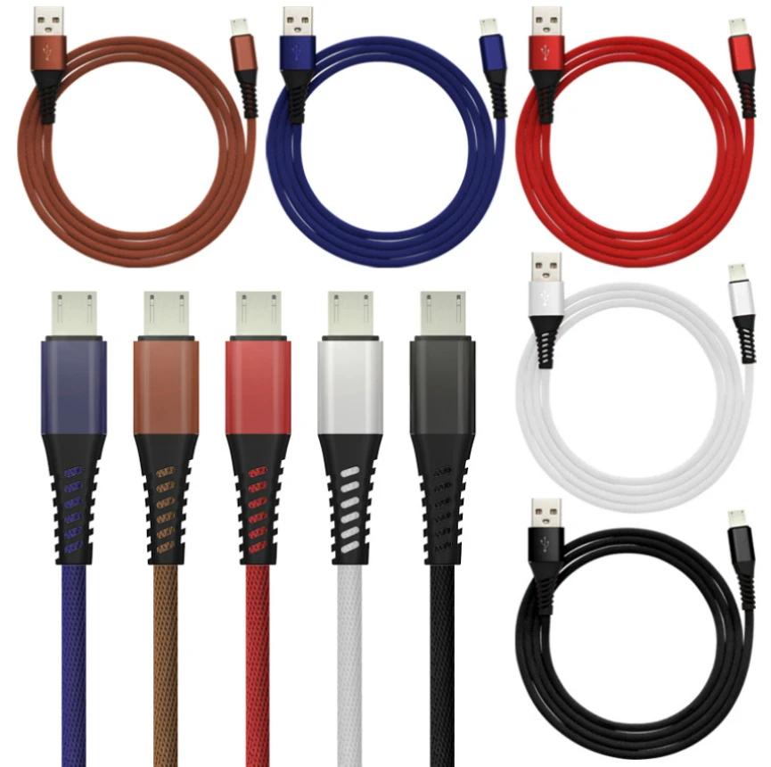 

100pcs 1M Micro USB Cable for iPhone 13 12 11 XS Xiaomi Samsung Huawei Fast Charging Type C Usb Data Sync Charge Cord Wire