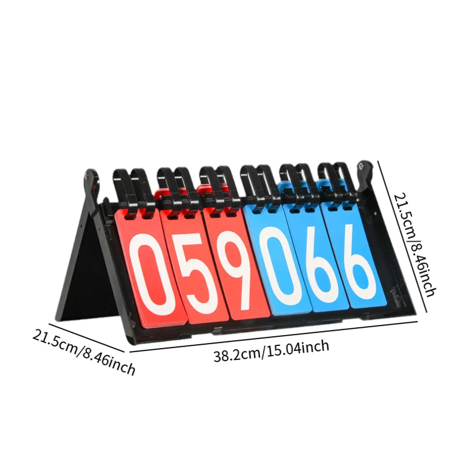 Score Keeper Tabletop Scoreboard Compact Portable Score Card Flipper Score Board for Volleyball Tennis Competition Billiards
