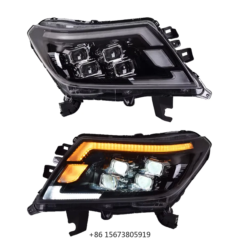

for Navara D23 NP300 Headlights 2014 2023 Car Accessories Front Head Light Upgrade LED Headlamps