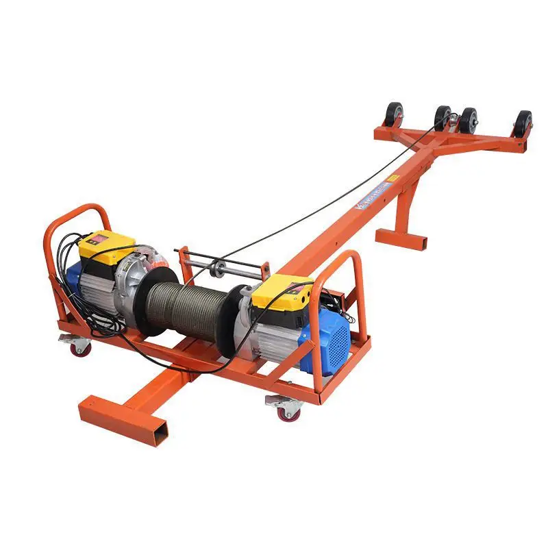 Electric window crane Small crane 220v household elevator Glass door and window crane Double motor hoist