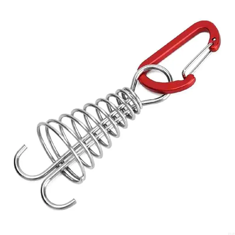 

R9JE Octopus Deck Peg 10pcs/set Stainless Steel Tent Accessories Board Peg for Outdoor Traveling Camping Hiking Spring