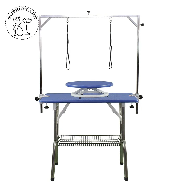 pet customized collapsible dog grooming table