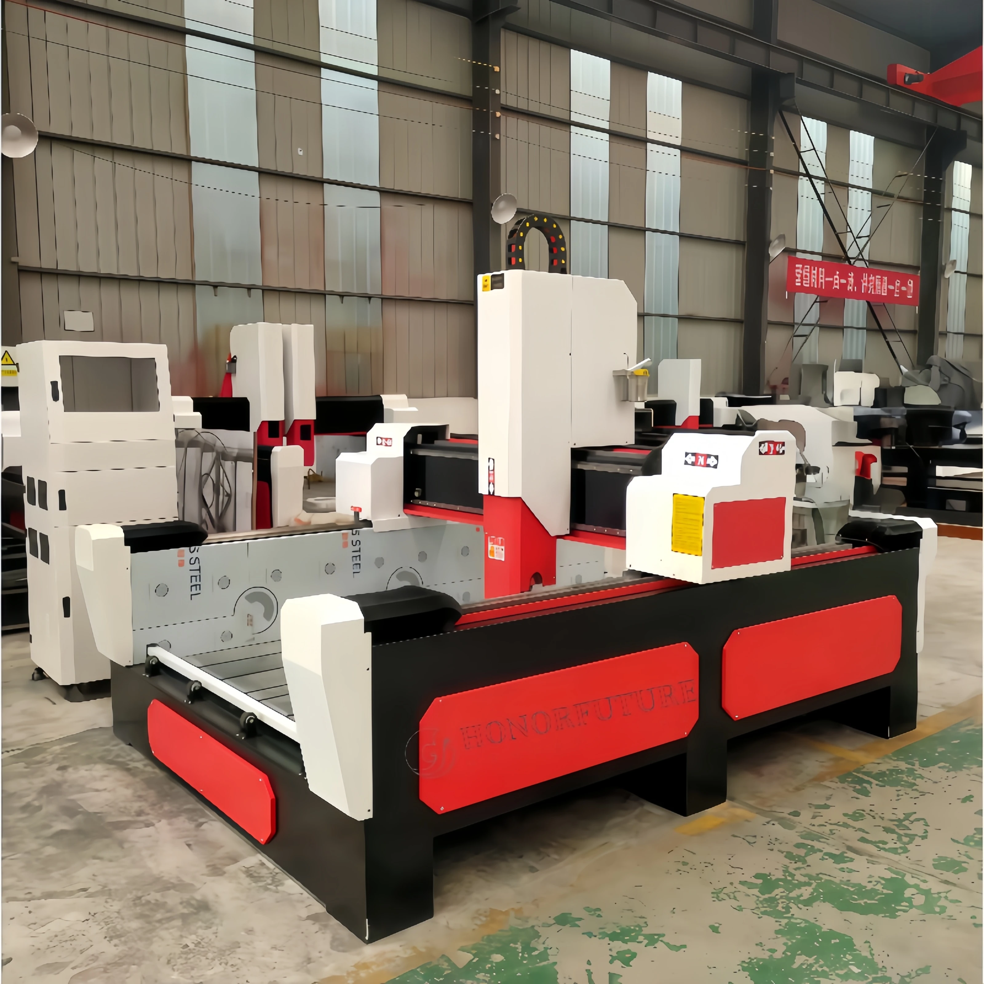 High Quality 1325 Marble Granite Best Price Single Spindle Stone CNC Router Engraving Machine with Servo Motor and Drivers