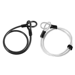 Security Bike Steel Cable 12mm Thick 4ft Braided Anti Theft Locking Cable