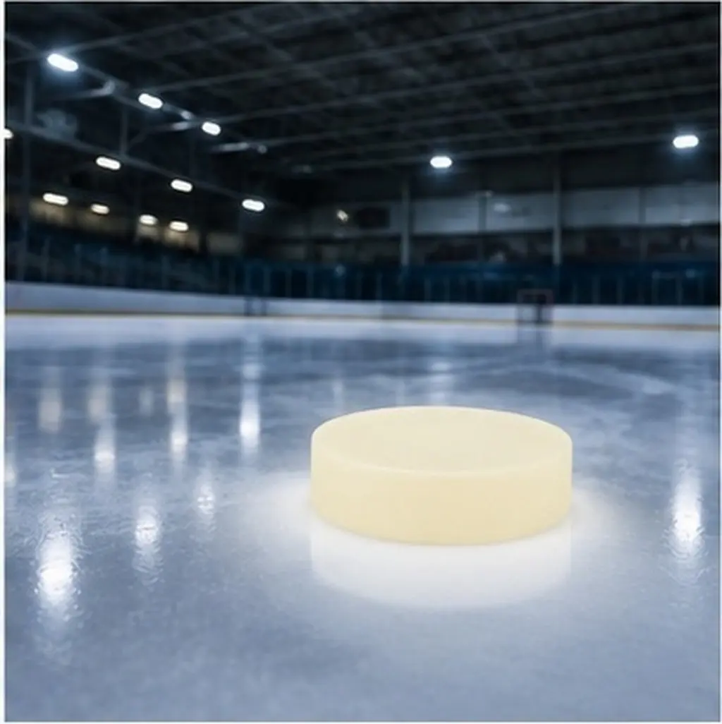 2Pcs Night Puck Luminous Street Hockey Ball for Indoor Outdoor Training Skill Coordination Reaction Speed