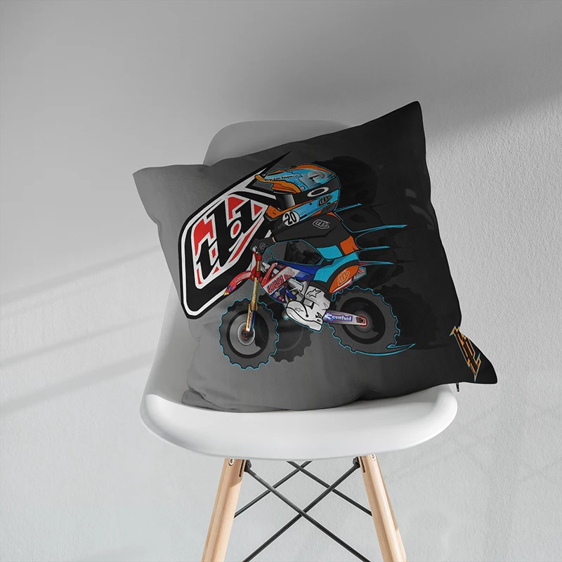 Troy Lee Designs Pillowcase, Pillow Case, Car, Chris, Cover, Sofa, Chair, 77