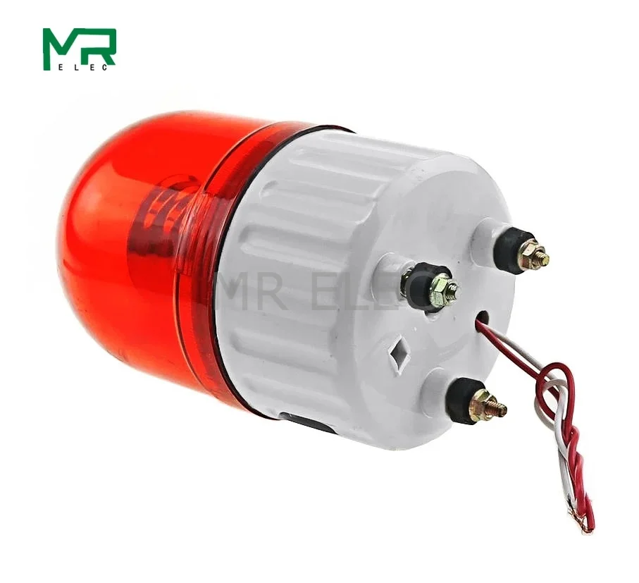 With voice LED strobe Alarm Lamp light siren Red, yellow, blue, green LED warning light 12V 24V 110V 220V