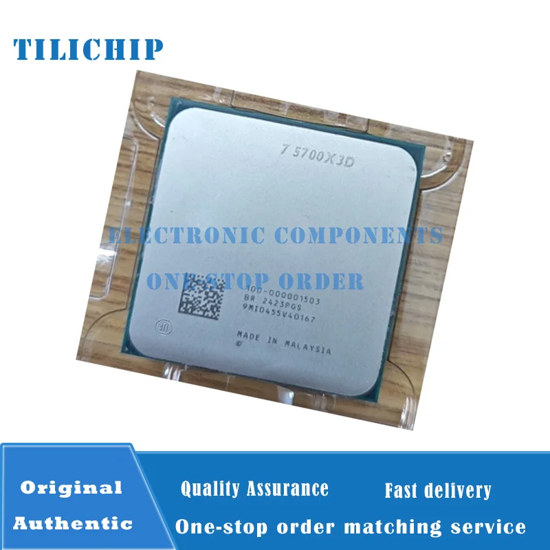 R7-5700X3D 3.0GHz 8 core 16 thread for AM4 Palletized but without cooler CPU Processor
