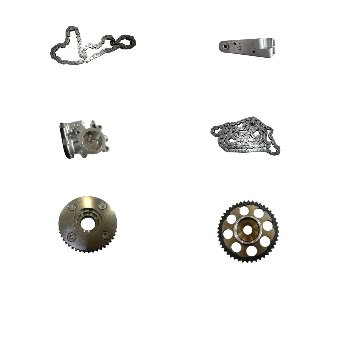Exhaust camshaft sprocket Intake VVT component Timing chain Electronic throttle body assembly