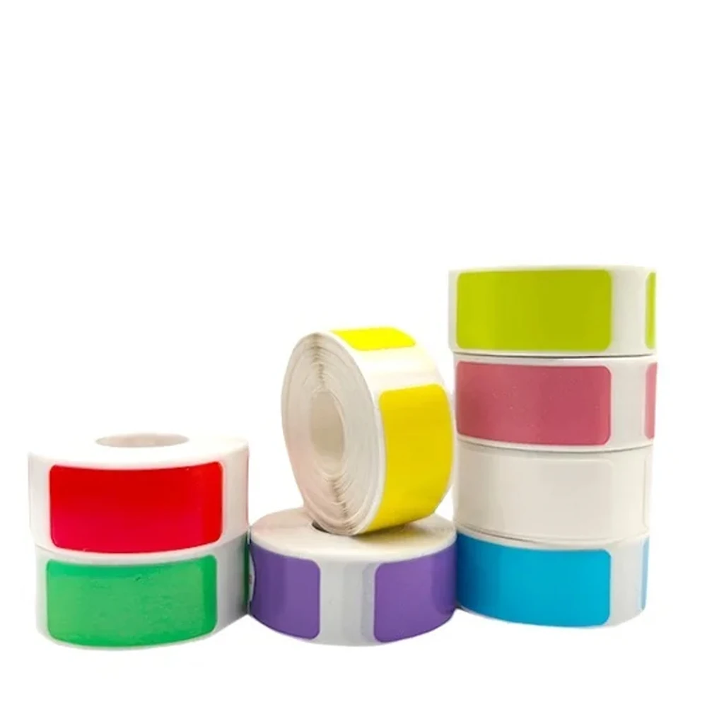 2 Rolls 12X40mm Thermal Label Paper Compatible with D30/P15/P12/L11/Q30/Q31 Label Machine Sticker 15X30mm White Sticker Paper