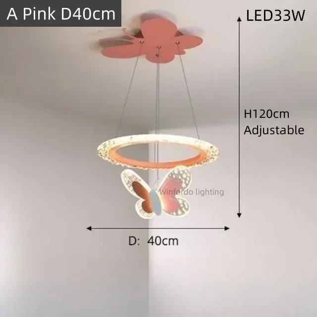 Nieuwe moderne LED-kroonluchter dimmen vlinderstijl verlichting woonkamer eetkamer babykamer hal bar hanglampen binnenverlichting