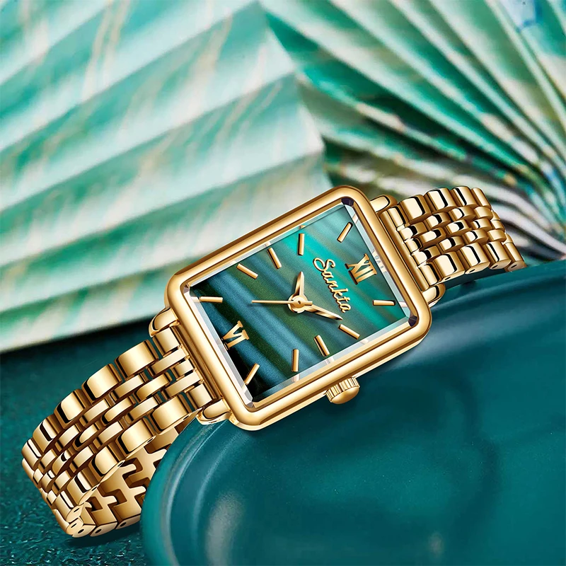 Women's Elegant Quartz Watch with Simple Steel Design
