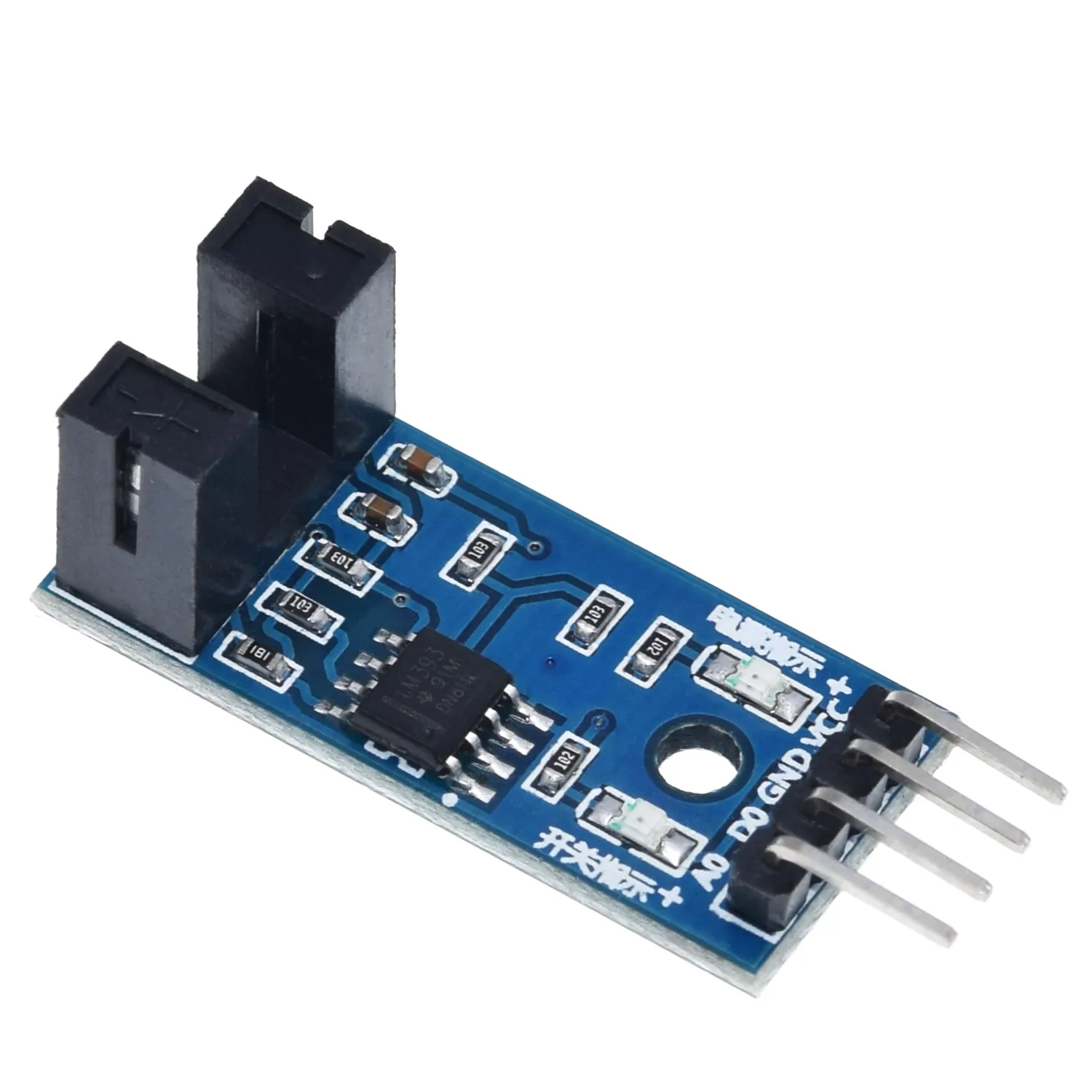 Slot Type IR Optocoupler Speed Sensor Module 3.3V-5V Counter Module 51 AVR PIC 3.3V-5V Diy Kit Optical Speed Measuring Modul