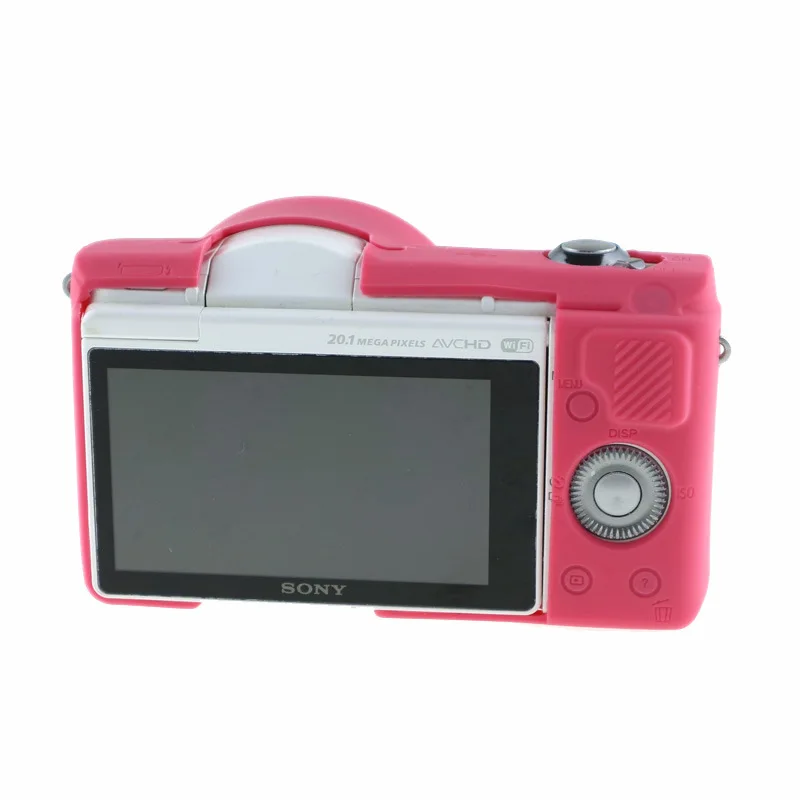 Силиконовый резиновый защитный чехол для тела для Sony Alpha A5000 A5100 A6000, защитная мягкая сумка для беззеркальной камеры