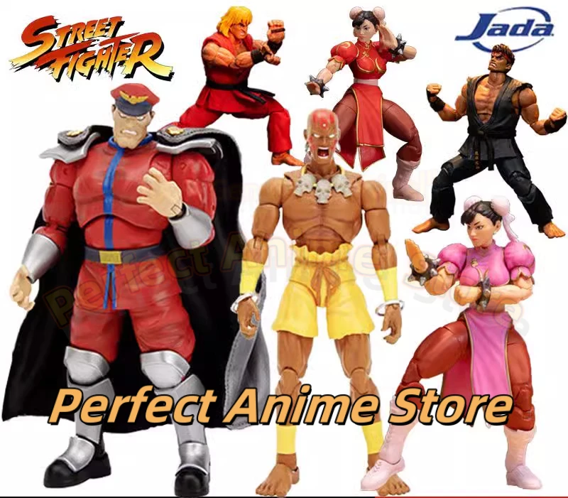 

In stock Original genuine JADA Street Fighter 2 Street Fighter Longchun Libyson Dalsim action figure Collection gift