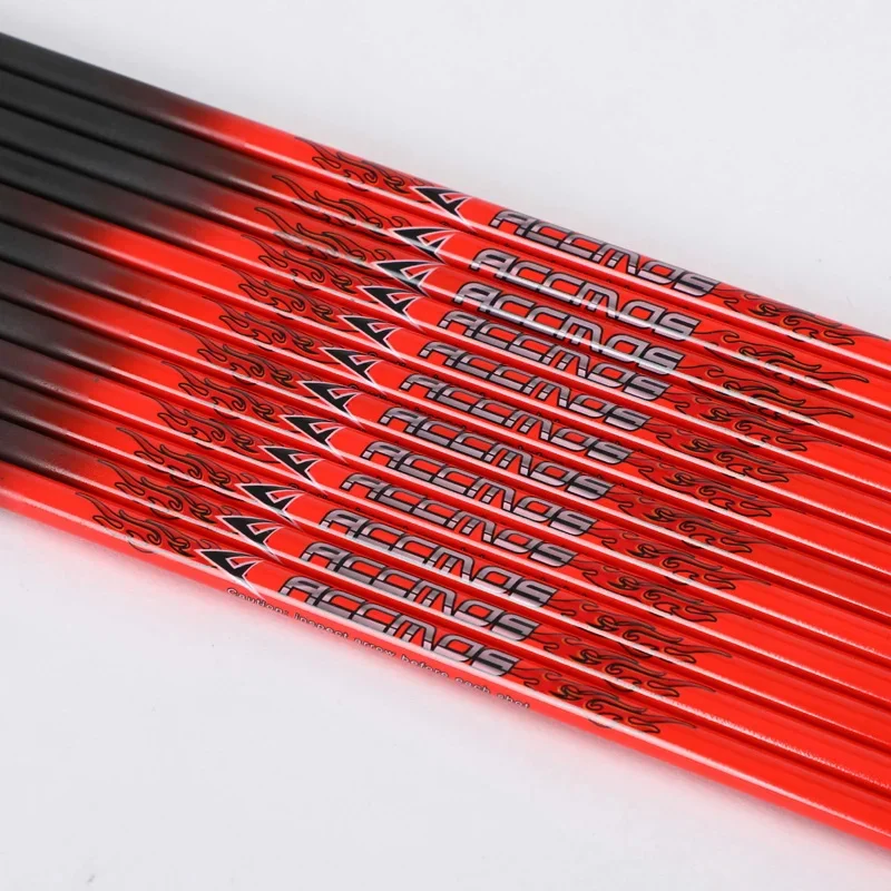 12pcs DIY ID 4.2/6.2mm Pure Carbon Arrow Shaft Spine 400/500/ 600/700/800/900/1000