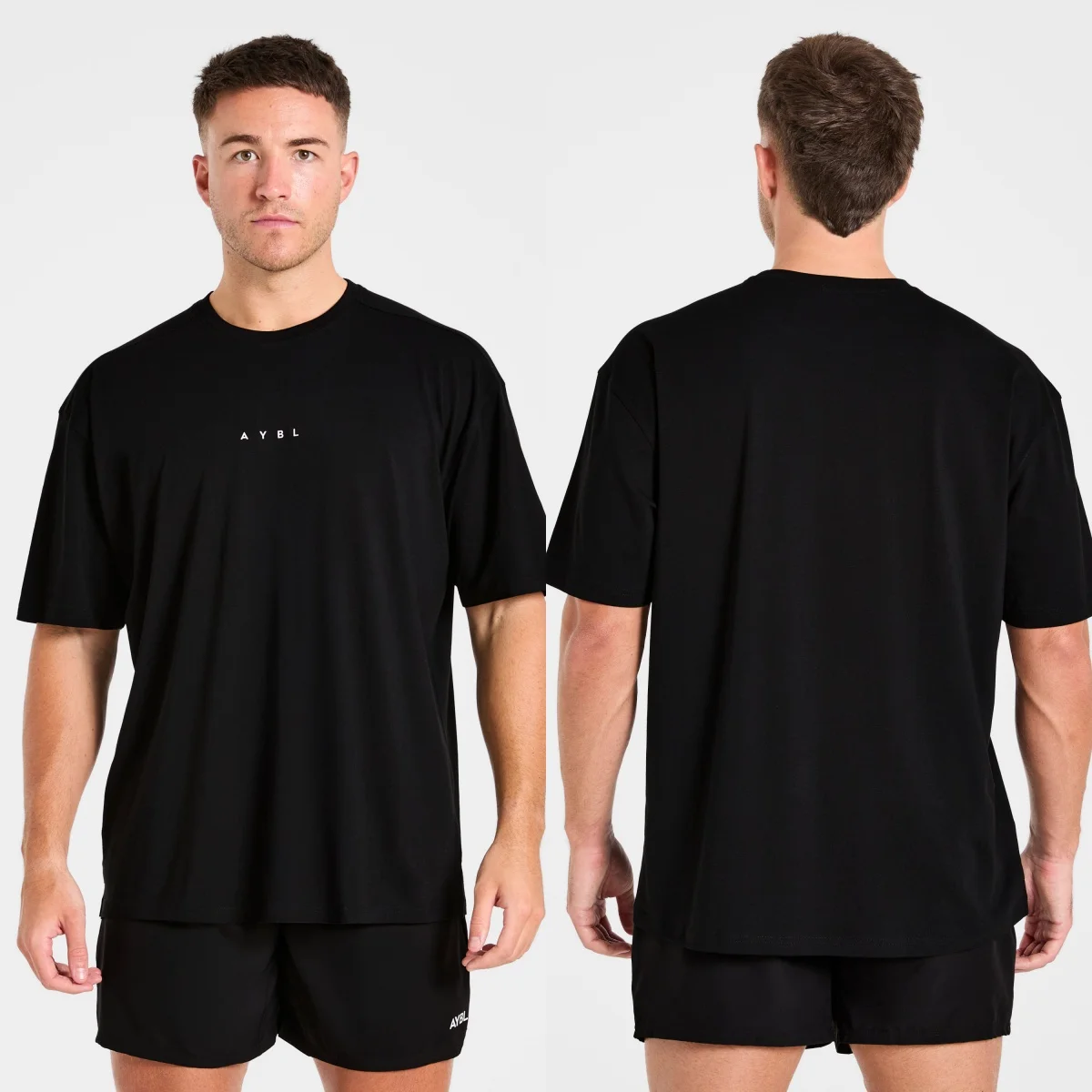 Black Apex Lifting Essentials GYM Fitness Sports Brand Graphic Tee Cotton Men Women T-Shirt Loose Workout Top