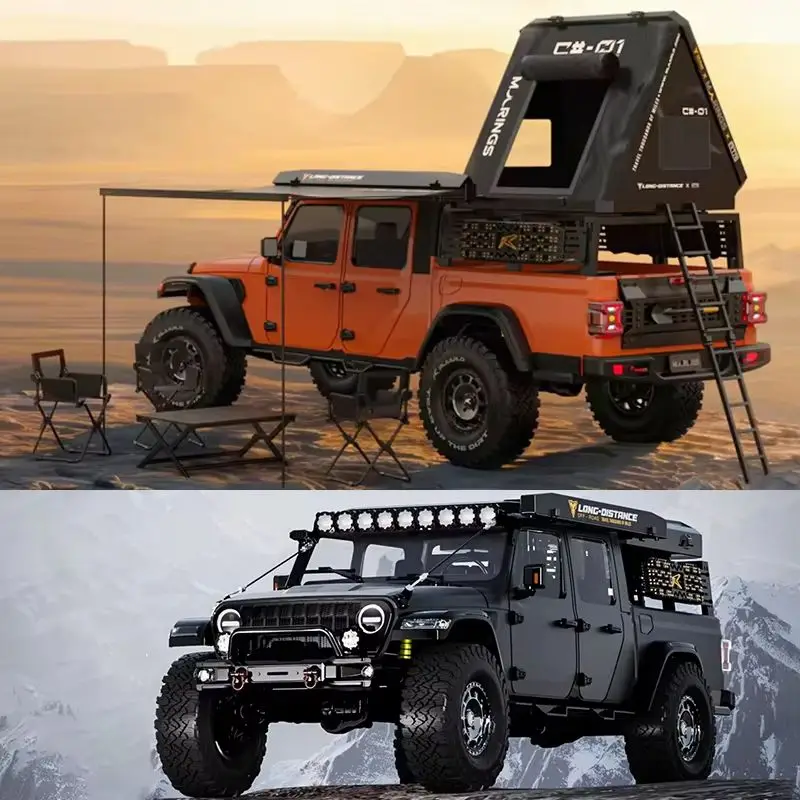 2025 plus récent JK07 Pro RC voiture sur chenilles 1/7 télécommande voiture d'escalade Simulation électrique 4WD véhicule tout-terrain modèle garçon jouet