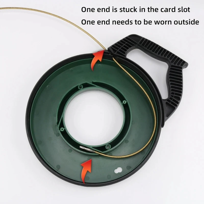 Cable Retractable Aid Fast Wire Puller,Electrician Special Wire Take-up&Threading Tool,Wall Cable Auxiliary Puller Effortless image 6