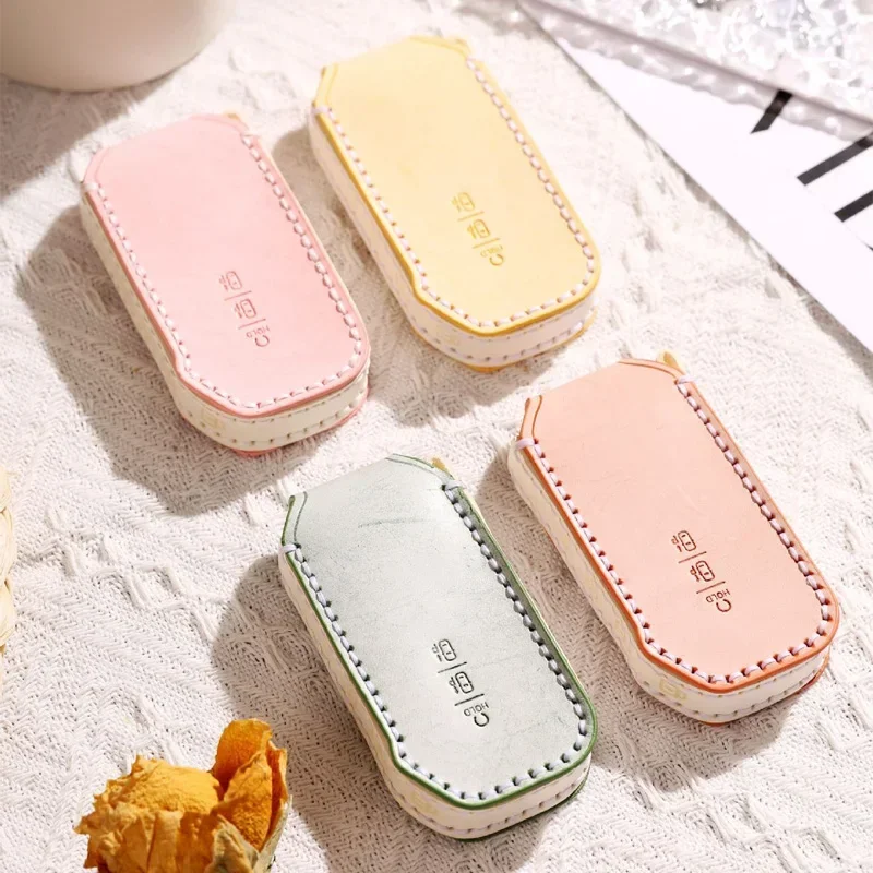Leather Car Key Case Cover Accessories for Kia Sportage 2021 Ray Sorento Soul Telluride Cerato 2020 K5 K8 K3 KX3 KX7 Seltos 2022